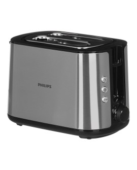 Toster Philips Viva Collection HD2650/90 (950W kolor srebrny)