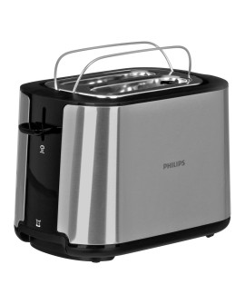 Toster Philips Viva Collection HD2650/90 (950W kolor srebrny)