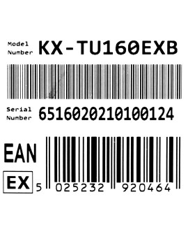 TELEFON KOMÓRKOWY PANASONIC KX-TU160EXB CZARNY
