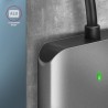Axagon CRE-S3 External card reader USB-A 3.2 Gen 1 3-slot & lun SD/microSD/CF czytnik kart USB 3.2 Gen 1 (3.1 Gen 1) Type-A