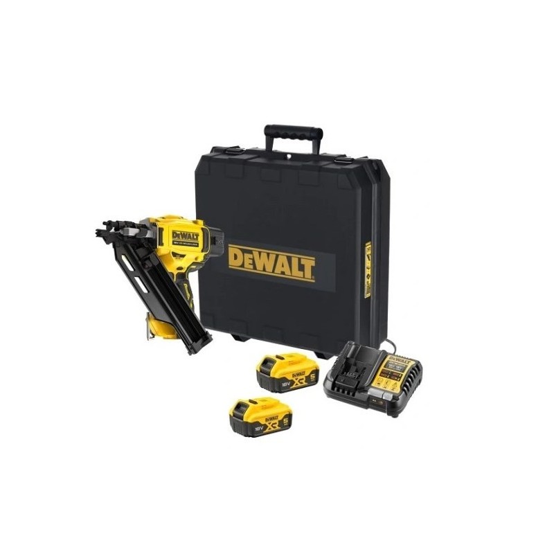 DEWALT.GWOŹDZIARKA 18V DCN930P2 33° 64-90mm 2x5,0Ah