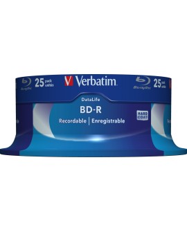 Płyta BDR Verbatim 43837 (25GB 6x 25szt. Cake)