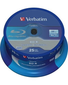 Płyta BDR Verbatim 43837 (25GB 6x 25szt. Cake)