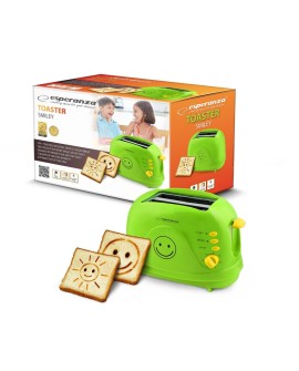 Toster Esperanza SMILEY EKT003 (750W kolor zielony)
