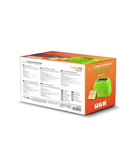 Toster Esperanza SMILEY EKT003 (750W kolor zielony)
