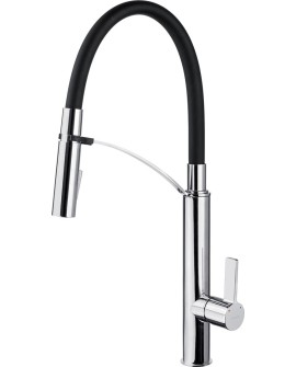 Deante Gerbera BGBB720 bateria kuchenna stojąca, czarna