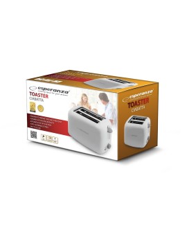 Toster Esperanza Ciabatta EKT002 (600W kolor biały)