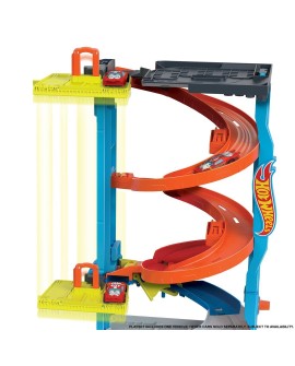 Hot Wheels City Wyścigowa wieża z transformacją Zestaw HKX43