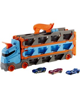 Hot Wheels City Wyscigowy Transporter 2W1 Gvg37