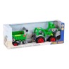Farmer Technic, traktor-ladowarka z naczepą