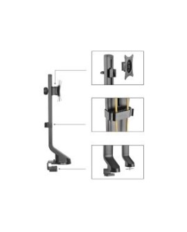 Uchwyt biurkowy do monitora Maclean MC-853 (biurkowy 17" - 32" max. 8kg)
