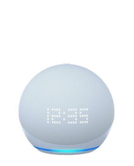 Amazon Echo Dot 5 z zegarem Cloud Blue