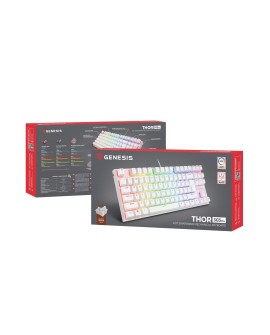 Genesis Thor 303 TKL RGB biała