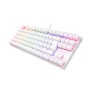 KLAWIATURA DLA GRACZY GENESIS THOR 303 TKL US BIAŁA RGB MECHANICZNA SILENT SWITCH HOT SWAP
