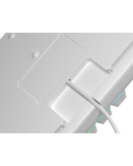 KLAWIATURA DLA GRACZY GENESIS THOR 303 TKL US BIAŁA RGB MECHANICZNA SILENT SWITCH HOT SWAP