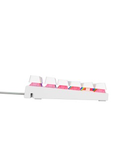 KLAWIATURA DLA GRACZY GENESIS THOR 303 TKL US BIAŁA RGB MECHANICZNA SILENT SWITCH HOT SWAP