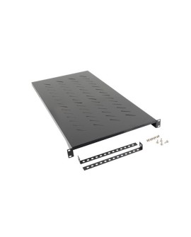 PÓŁKA DO SZAF 19" 1200MM CZARNA LANBERG (1U/483X910MM UDŹWIG DO 25KG, MONTAŻ 4 PUNKTOWY)