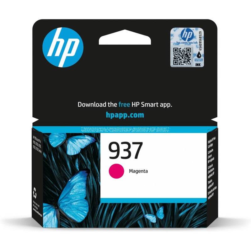 HP Oryginalny wkład z purpurowym atramentem 937