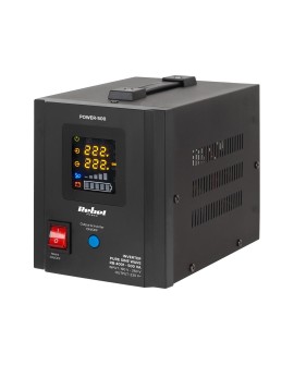 Zasilacz Awaryjny Rebel POWER-500 - przetwornica z czystym przebiegiem sinusoidalnym i funkcją ładowania 12V 230V 500VA/300W