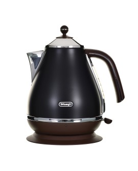 DeLonghi KBOV 2001.BK czajnik elektryczny 1,7 l Czarny, Brązowy 2000 W