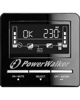 POWER WALKER UPS LINE-IN VI 2000 CW FR (3X PL 230V, USB, RS232, LCD, EPO)