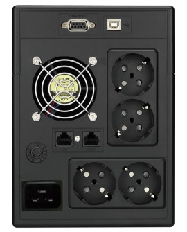 POWER WALKER UPS LINE-IN VI 3000 SCL (4X SCHUKO 230V, RJ11/45 IN/OUT, USB, LCD)