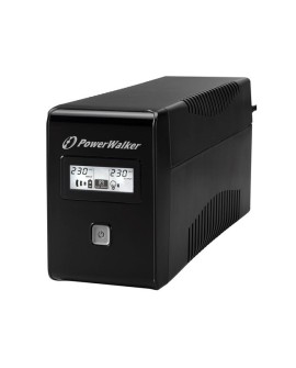 POWER WALKER UPS LINE-IN VI 650 LCD 650VA 2X SCHUKO, RJ11, USB, LCD