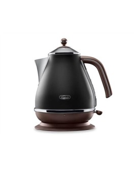 DeLonghi KBOV 2001.BK czajnik elektryczny 1,7 l Czarny, Brązowy 2000 W