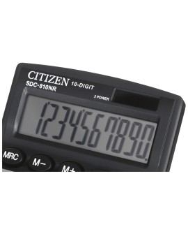 CITIZEN KALKULATOR BIUROWY SDC-810NR, 10-CYFROWY, 127X105MM, CZARNY