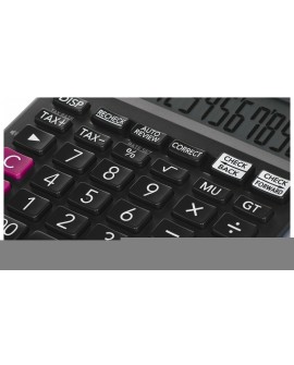 CASIO KALKULATOR BIUROWY MJ-120D PLUS CZARNY, 12 CYFROWY WYŚWIETLACZ