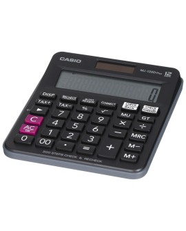 CASIO KALKULATOR BIUROWY MJ-120D PLUS CZARNY, 12 CYFROWY WYŚWIETLACZ