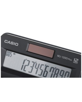 CASIO KALKULATOR BIUROWY MJ-120D PLUS CZARNY, 12 CYFROWY WYŚWIETLACZ