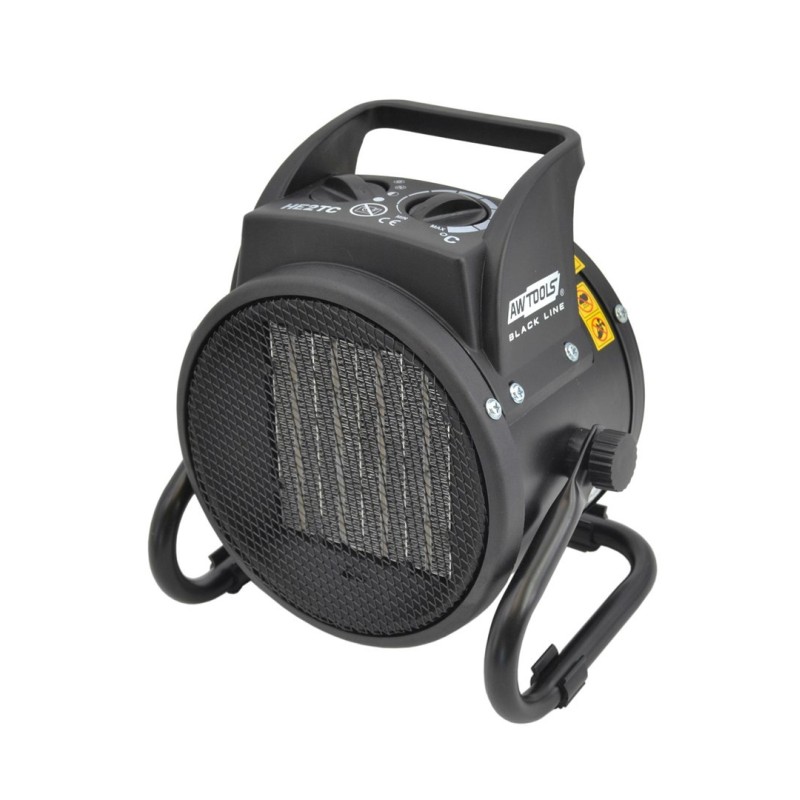 AW NAGRZEWNICA ELEKTRYCZNA TUBA CERAMIC 2KW HE2TC /BLACK LINE