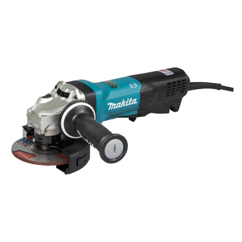 MAKITA SZLIFIERKA KĄT.125mm GA5093X01 1900W WŁĄCZNIK ŁOPATKOWY, REG.OBR., HAMULEC