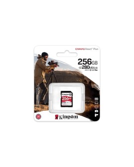 KINGSTON microSDXC Canvas 256GB React Plus UHS-II 280R/150W U3 V60 for Full HD/4K