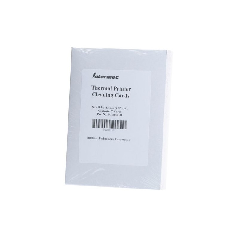 Honeywell Cleaning card for 4" wide Industrial Printers