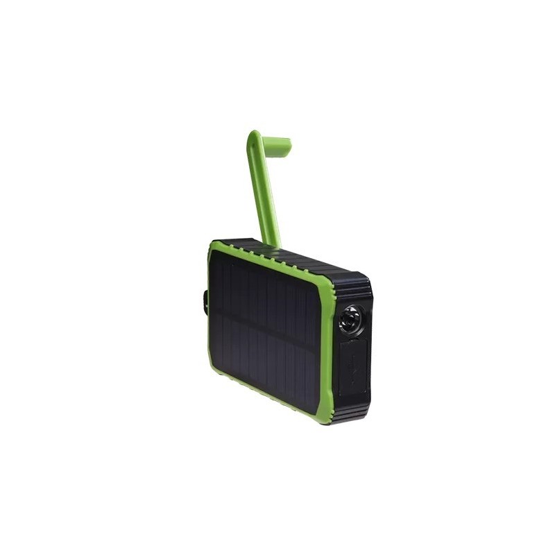 Powerbank solarny Denver PSO-10012 10000mAh z dynamem na korbkę