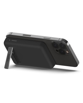 Powerbank bezprzewodowy Belkin BoostCharge Magnetic Wireless Power Bank 5K + Stand MagSafe Compatible 5000mAh 7,5W Black