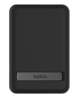 Powerbank bezprzewodowy Belkin BoostCharge Magnetic Wireless Power Bank 5K + Stand MagSafe Compatible 5000mAh 7,5W Black