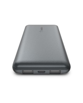 Powerbank Belkin BoostCharge Power Bank 10K 2xUSB-A + 1xUSB-C 10000mAh 15W Grey