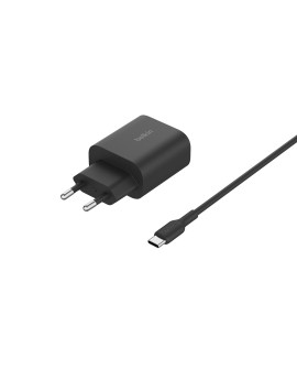 Belkin BoostCharge Słuchawki, Smartfon, Smartwatch Czarny USB Bezprzewodowe ładowanie Szybkie ładowanie Wewnętrzna