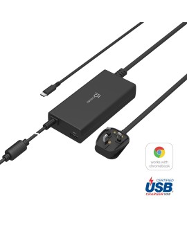 j5create JUP2290C adapter zasilający/ inwentor Wewnętrzna 100 W Czarny