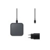 Samsung Flat Induction Pad, Quick Charge 15W (mains charger not included) Black