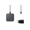 Samsung Wireless Charger Pad (with Travel Adapter) Black