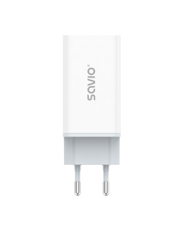 SAVIO ŁADOWARKA SIECIOWA GAN 65W BIAŁA LA-07