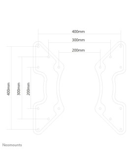 Uchwyt montażowy NewStar NEOMOUNTS FPMA-VESA440 (27" - 60" do 1 ekranu biurkowy, mobilny, narożny, Obrotowy, podłogowy, Stały,