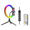 TRACER LAMPA PIERŚCIENIOWA RING RGB 26CM MINI STATYW