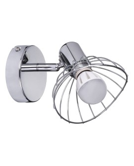 Kinkiet pojedynczy sufitowy ścienny chrom Activejet GIZEL reflektor E14 do salonu