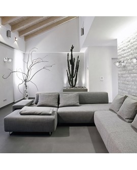 Kinkiet pojedynczy sufitowy ścienny chrom Activejet GIZEL reflektor E14 do salonu