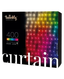 Inteligentna kurtyna LED Twinkly 400 RGBW 1,5x2,1m